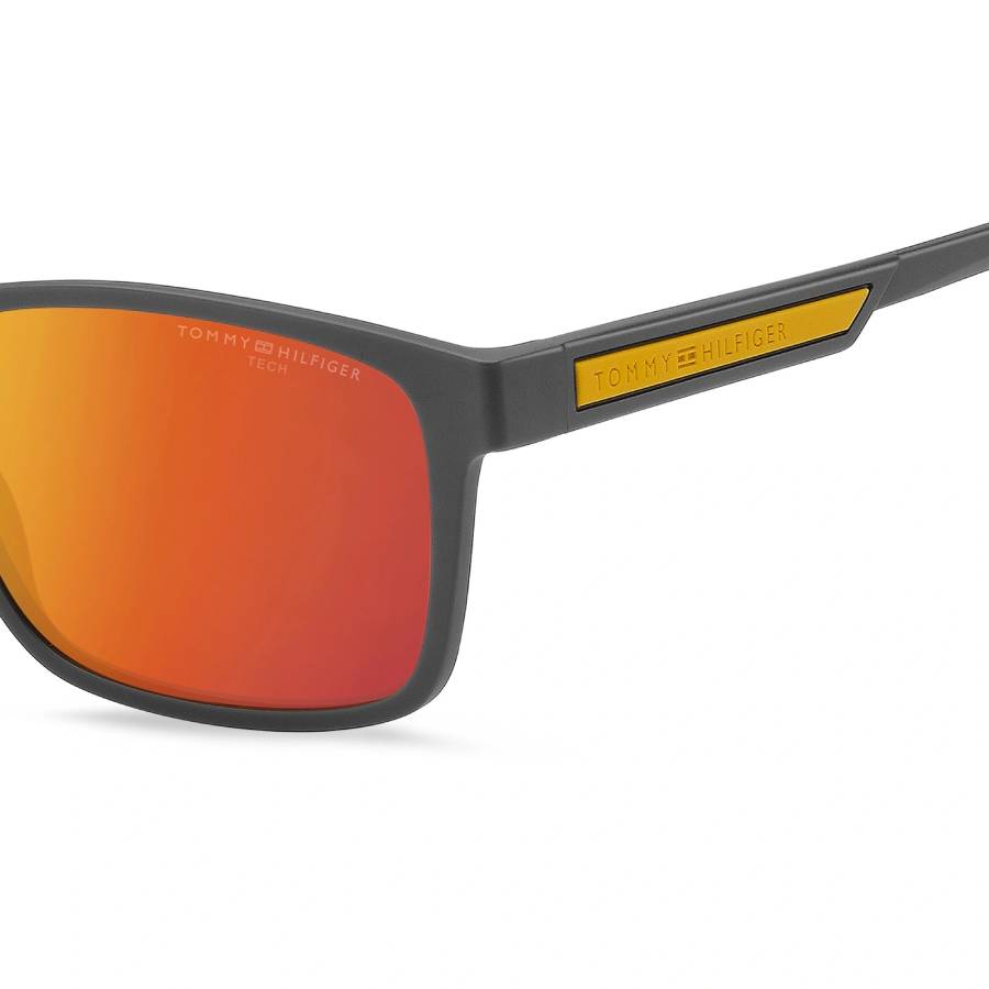 tommy hilfiger red multilayer square men's sunglasses th 2089/s 0fre/1z 56 tommy hilfiger red multilayer square men's sunglasses th 2089/s 0fre/1z 56