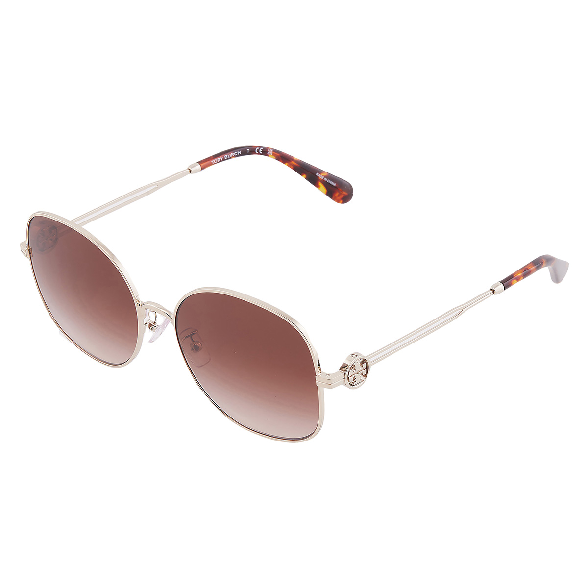 tory burch brown gradient round ladies sunglasses ty6112 334613 56 tory burch brown gradient round ladies sunglasses ty6112 334613 56
