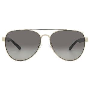 tory burch grey pilot ladies sunglasses ty6070 327111 57