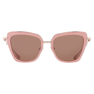 valentino garavani valentino daydream ii brown butterfly ladies sunglasses vls 165 d 53