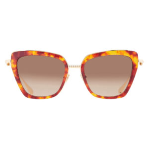 valentino garavani valentino daydream ii brown gradient butterfly ladies sunglasses vls 165 b 53