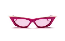 valentino garavani valentino v goldcut i pink anti reflective butterfly ladies sunglasses vls 113 c 55