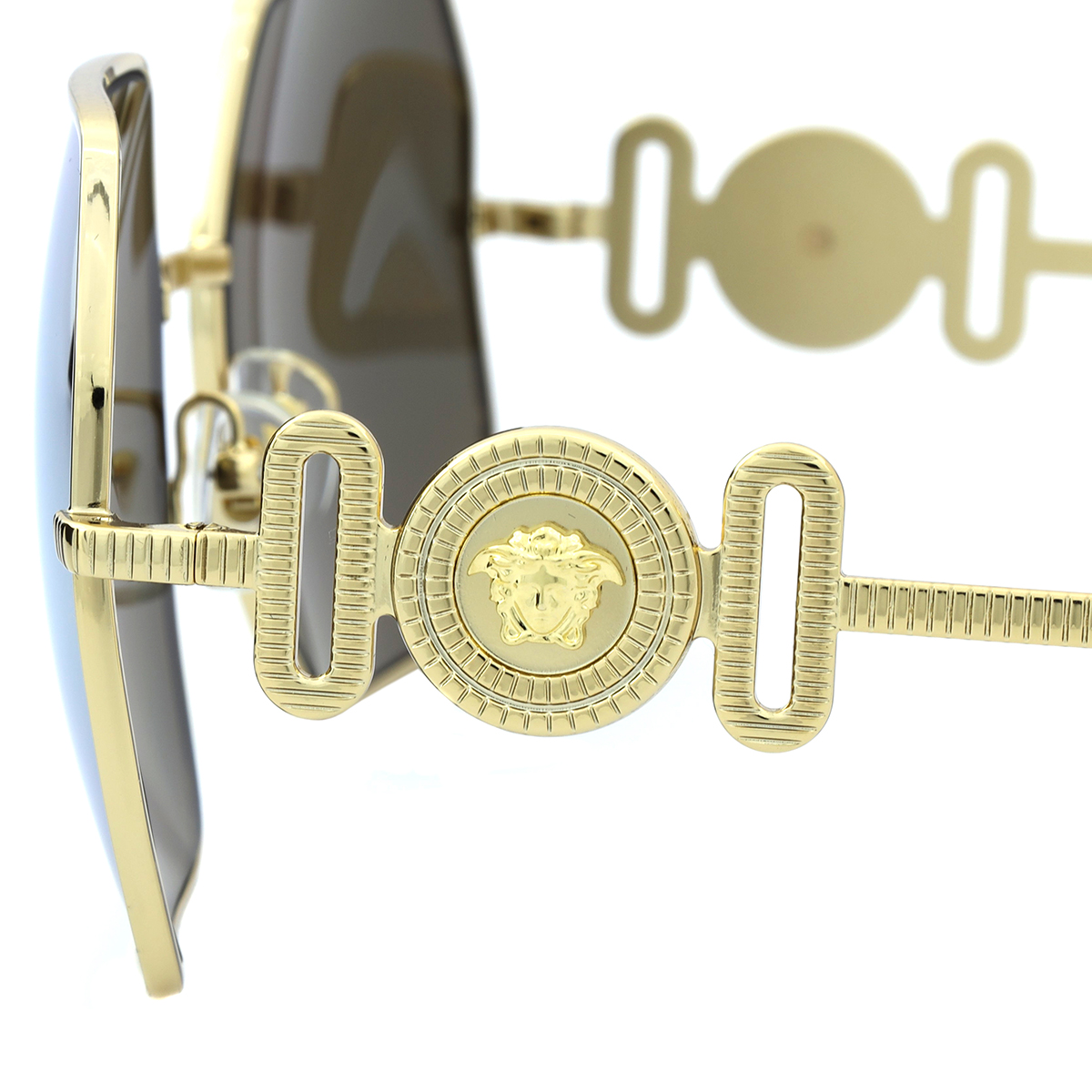 versace brown mirror gold irregular ladies sunglasses ve2248 10027p 58 versace brown mirror gold irregular ladies sunglasses ve2248 10027p 58