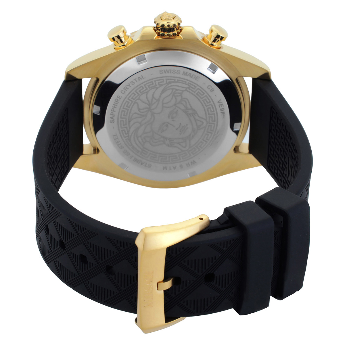 versace chrono chronograph quartz black dial men's watch ve9k00224 versace chrono chronograph quartz black dial men's watch ve9k00224