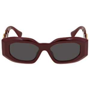 versace dark gray irregular men's sunglasses ve4425u 536587 53