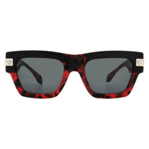 versace dark grey rectangular men's sunglasses ve4464 545787 52