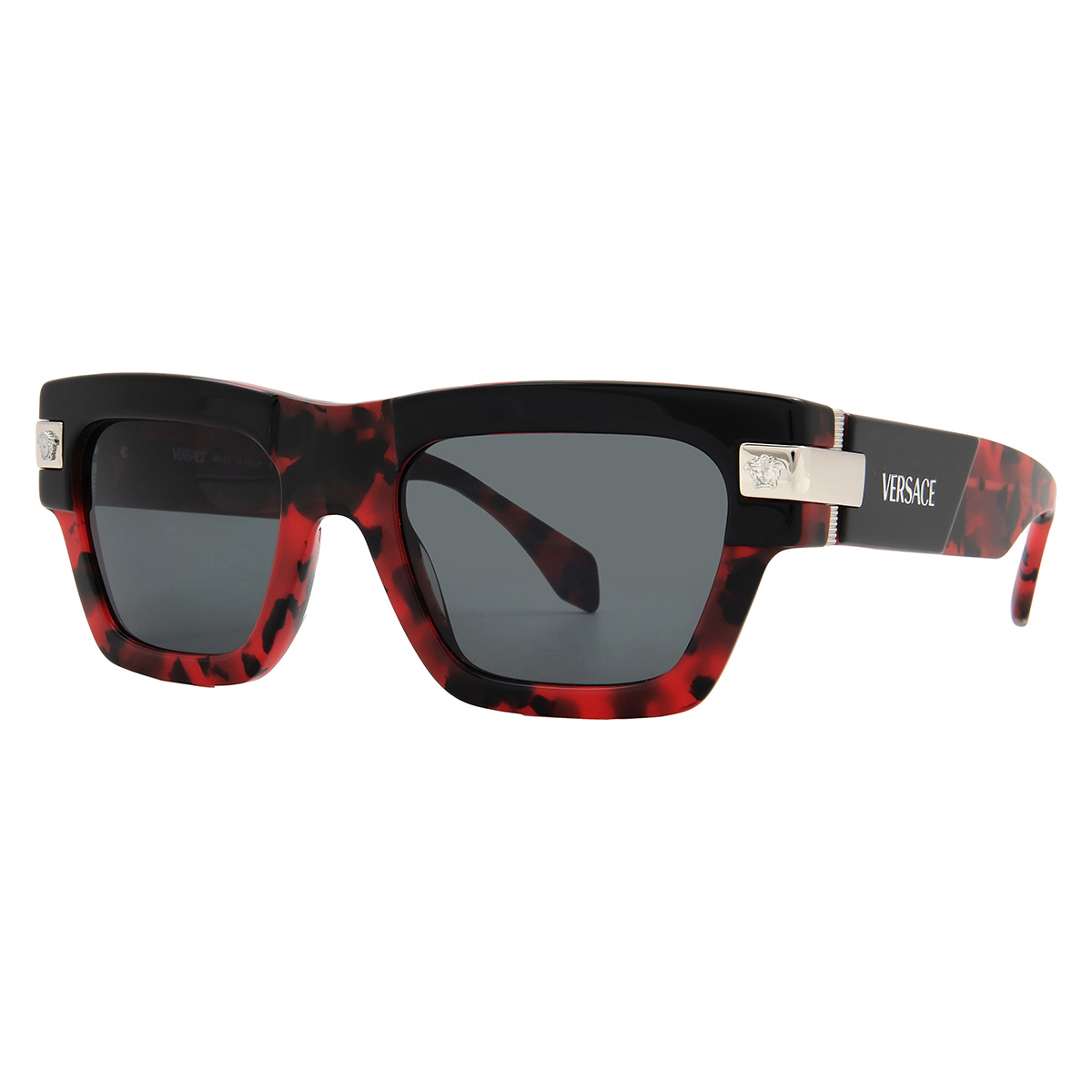 versace dark grey rectangular men's sunglasses ve4464 545787 52 versace dark grey rectangular men's sunglasses ve4464 545787 52