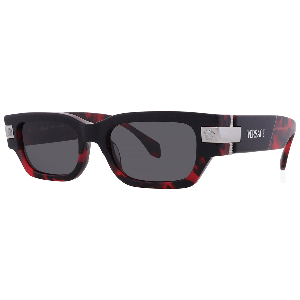 versace dark grey rectangular men's sunglasses ve4465 545787 53 versace dark grey rectangular men's sunglasses ve4465 545787 53
