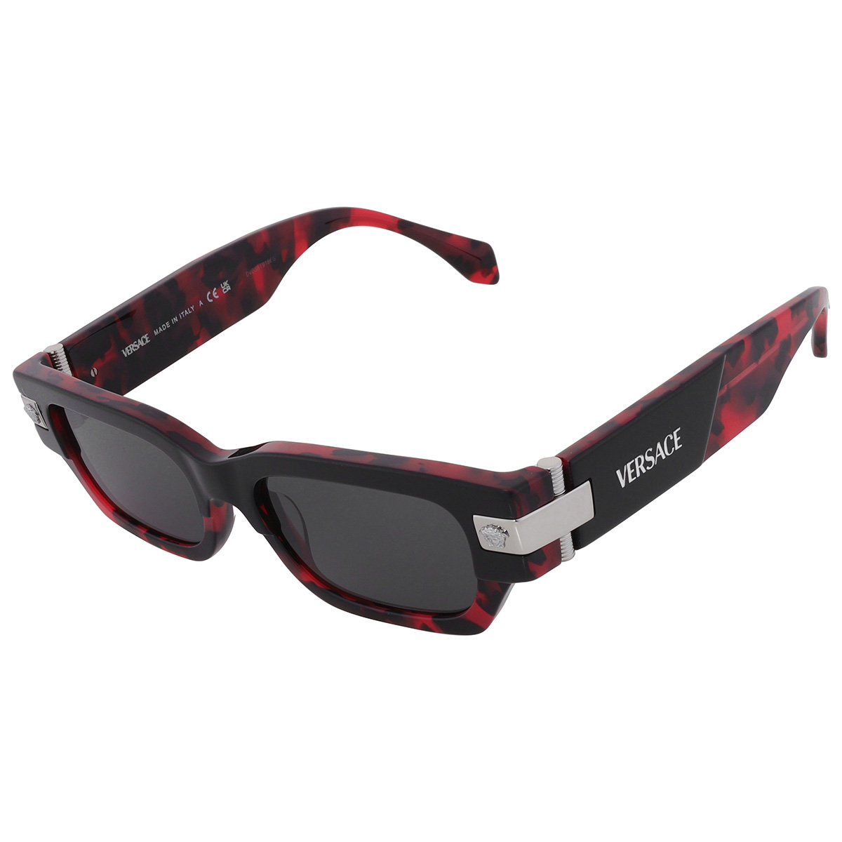 versace dark grey rectangular men's sunglasses ve4465 545787 53 versace dark grey rectangular men's sunglasses ve4465 545787 53