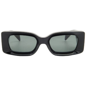 versace dark grey rectangular men's sunglasses ve4474u gb1/87 52