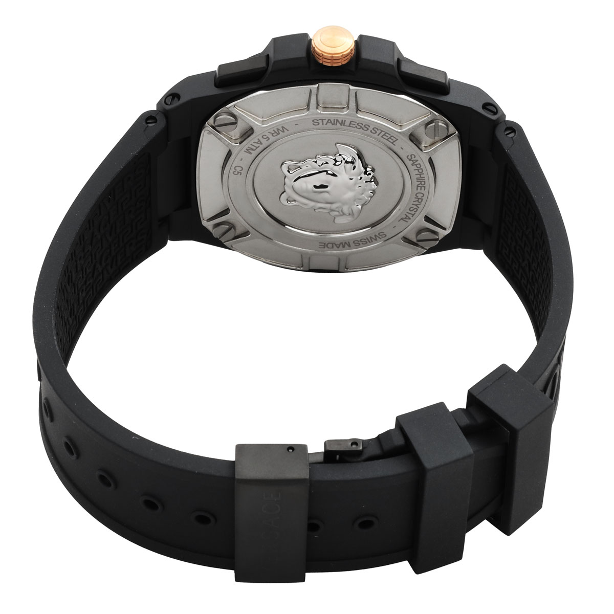 versace greca extreme chronograph quartz black dial men's watch ve7h00323 versace greca extreme chronograph quartz black dial men's watch ve7h00323