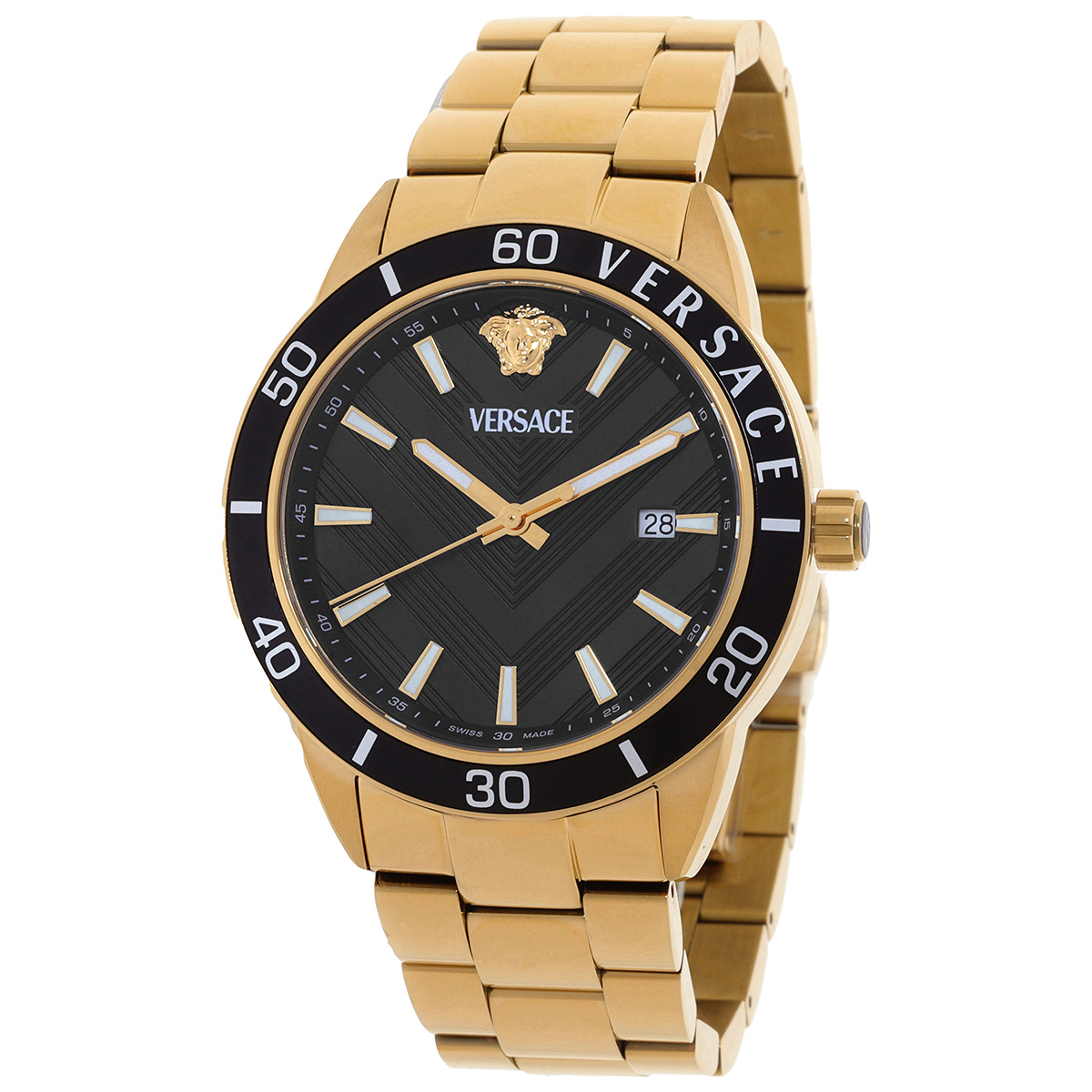 versace greca urban quartz black dial men's watch veyca0724 versace greca urban quartz black dial men's watch veyca0724