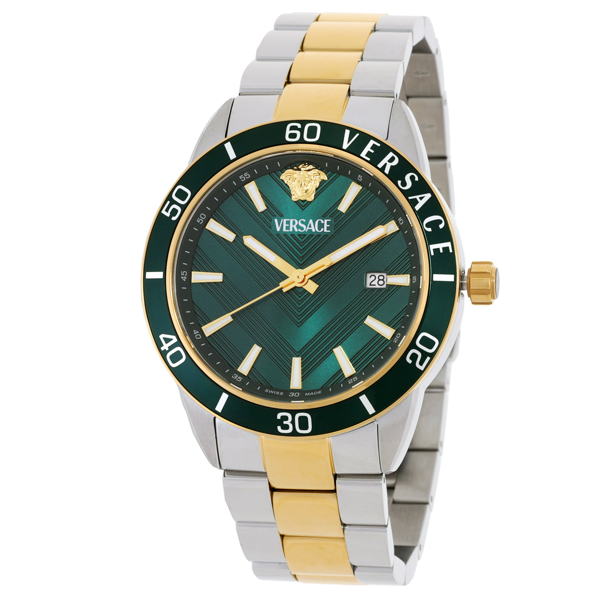 versace greca urban quartz green dial men's watch veyca0524 versace greca urban quartz green dial men's watch veyca0524