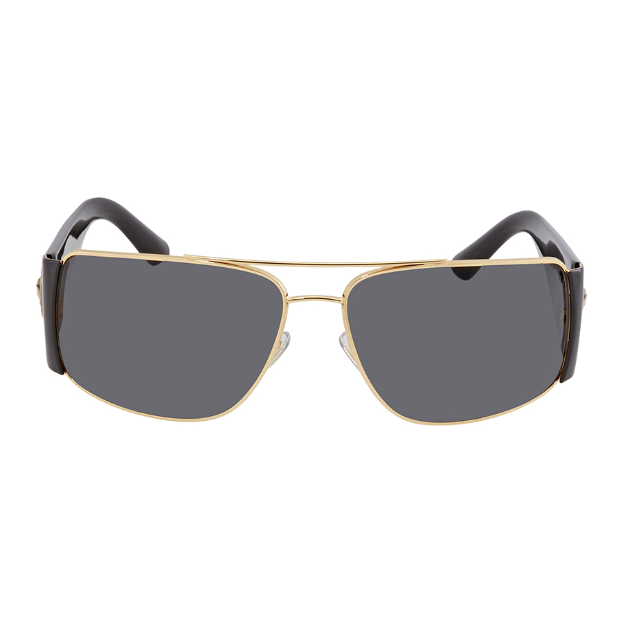 versace grey rectangular men's sunglasses ve2163 100287 63 versace grey rectangular men's sunglasses ve2163 100287 63