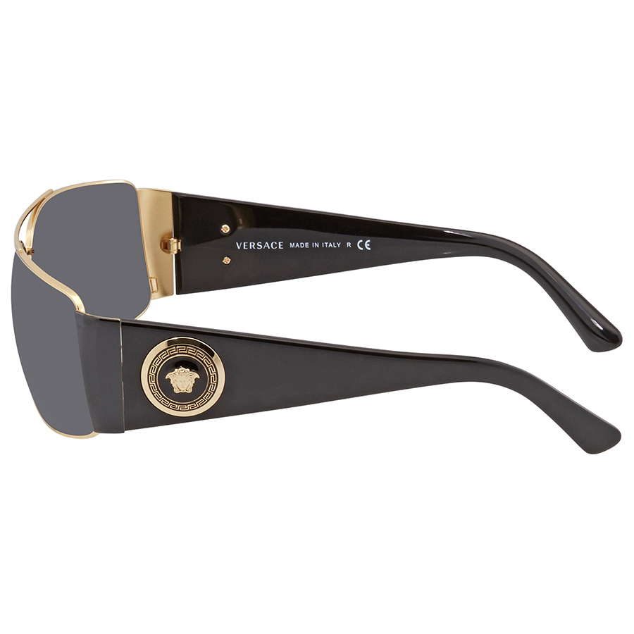 versace grey rectangular men's sunglasses ve2163 100287 63 versace grey rectangular men's sunglasses ve2163 100287 63