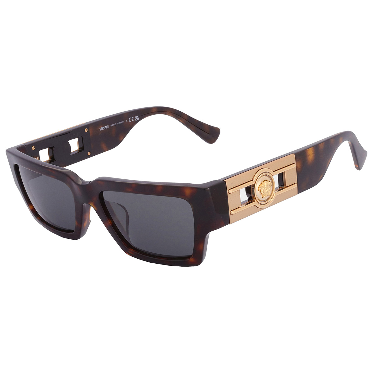 versace grey rectangular men's sunglasses ve4459f 108/87 54 versace grey rectangular men's sunglasses ve4459f 108/87 54