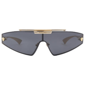 versace grey shield ladies sunglasses ve2265 100287 44