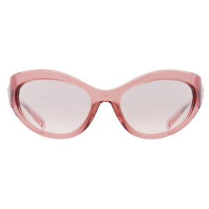 versace light brown silver mirror cat eye ladies sunglasses ve4485 53228z 59