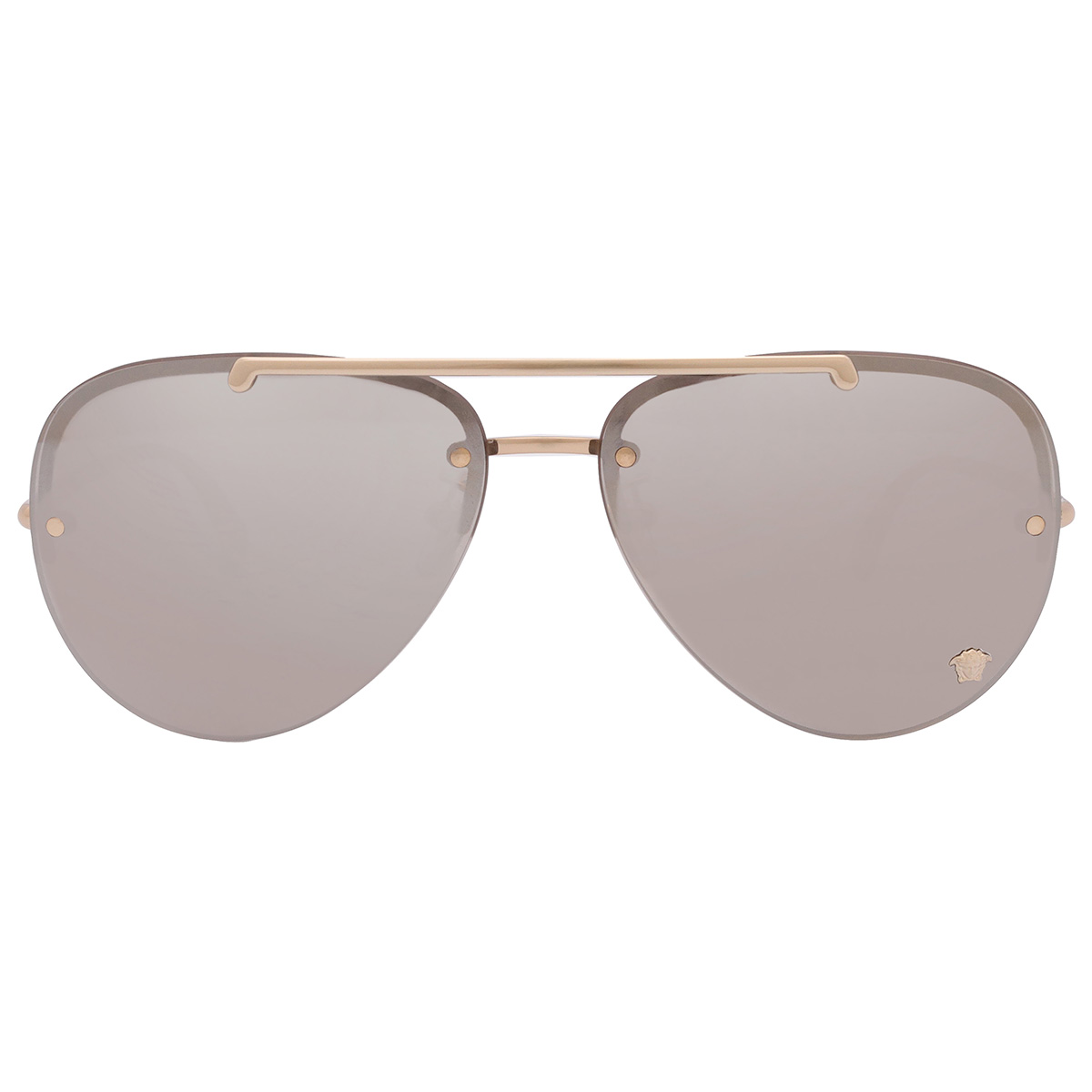 versace light grey silver mirror pilot ladies sunglasses ve2231 12526g 60 versace light grey silver mirror pilot ladies sunglasses ve2231 12526g 60