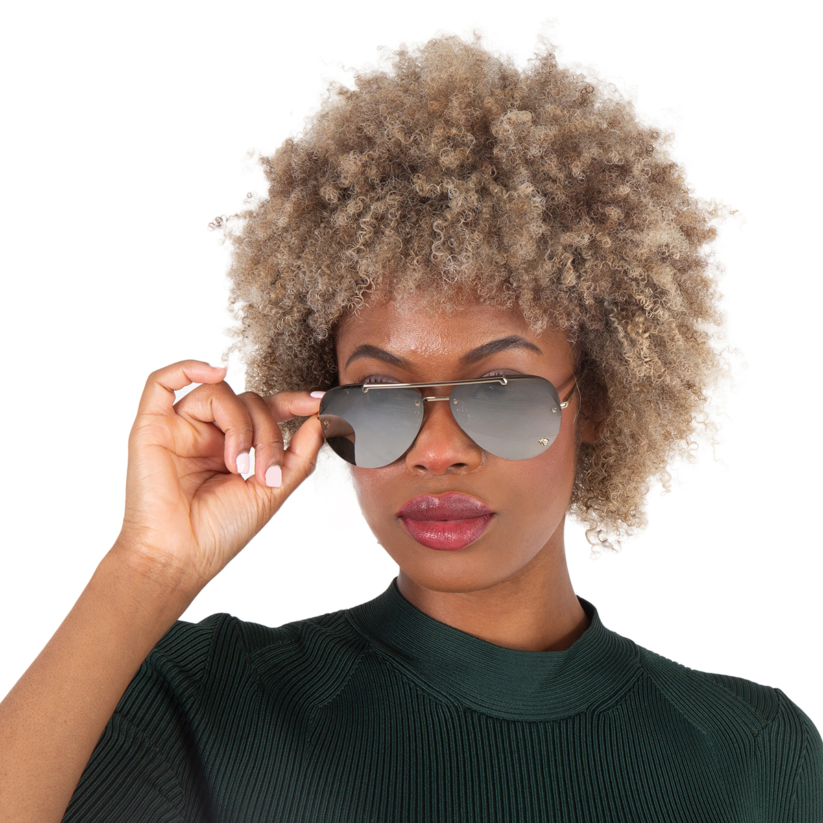 versace light grey silver mirror pilot ladies sunglasses ve2231 12526g 60 versace light grey silver mirror pilot ladies sunglasses ve2231 12526g 60