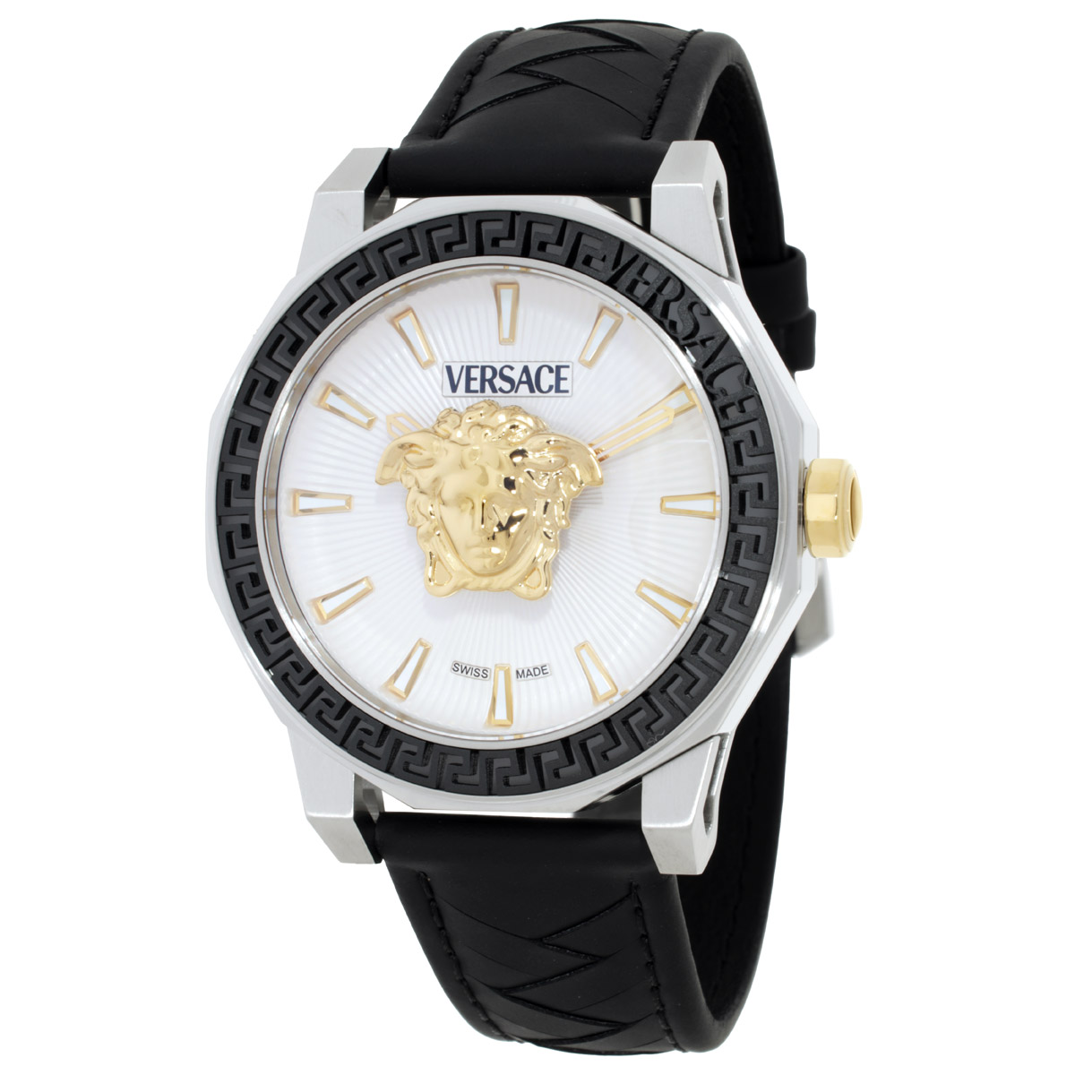 versace medusa deco quartz silver dial men's watch ve9i00124 versace medusa deco quartz silver dial men's watch ve9i00124