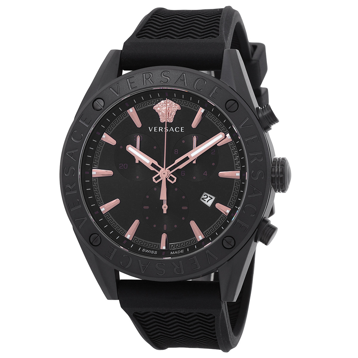 versace v chrono quartz black dial men's watch vehb00419 versace v chrono quartz black dial men's watch vehb00419