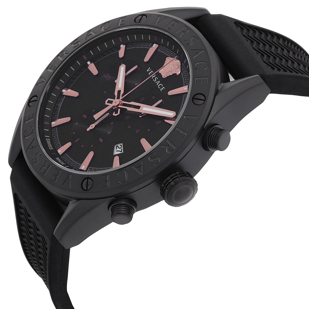 versace v chrono quartz black dial men's watch vehb00419 versace v chrono quartz black dial men's watch vehb00419
