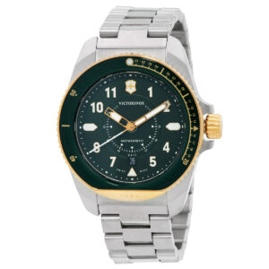 victorinox journey 1884 chronograph quartz green dial men's watch 242012