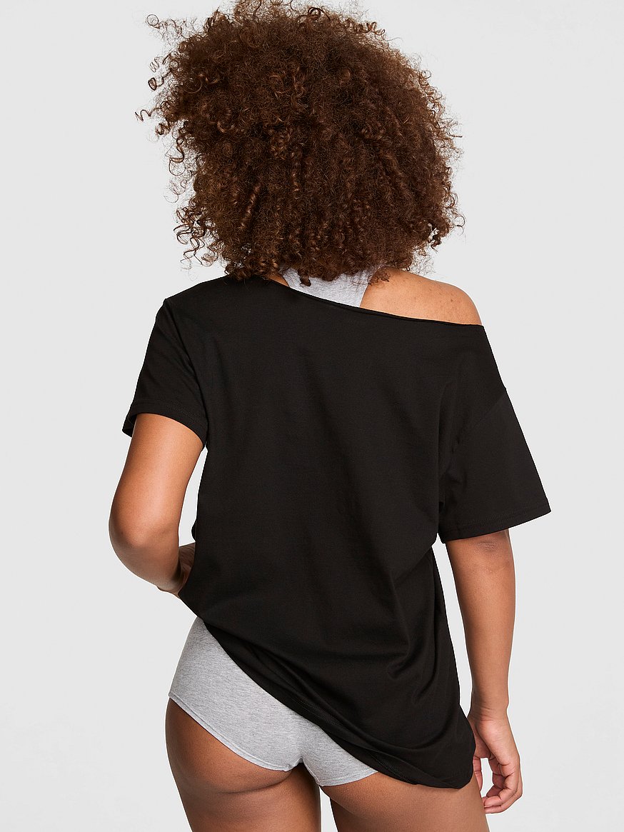 campus cotton™ off the shoulder tee campus cotton™ off the shoulder tee