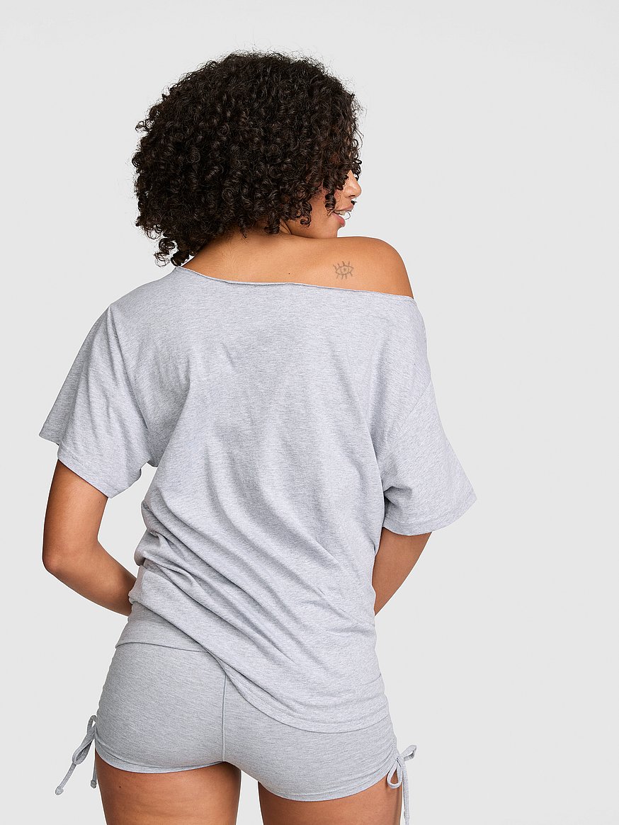 campus cotton™ off the shoulder tee campus cotton™ off the shoulder tee