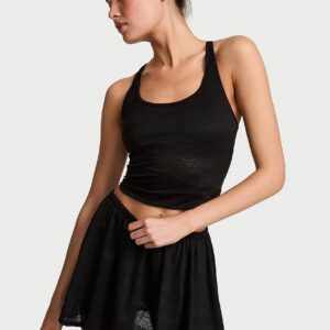 vsx elevate™ logo lace pleated skirt