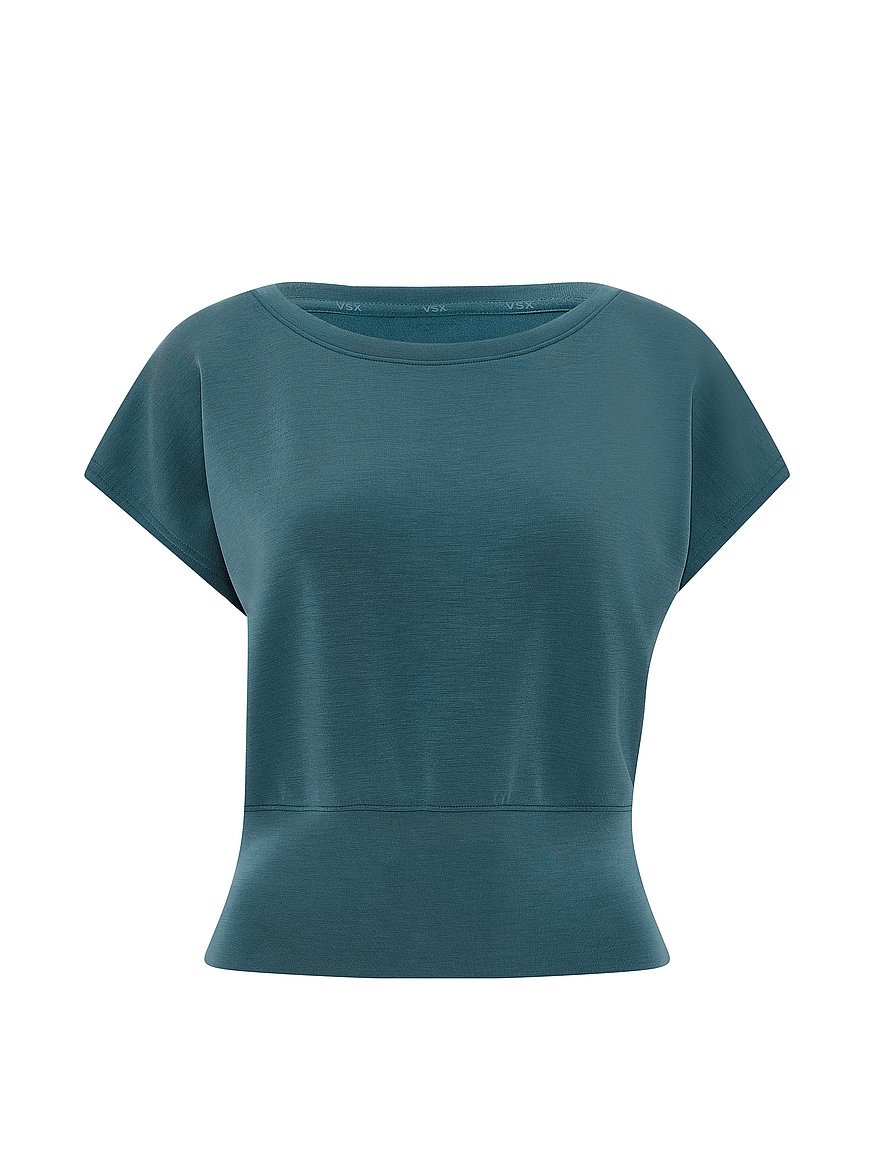 featherweight knit short sleeve top featherweight knit short sleeve top