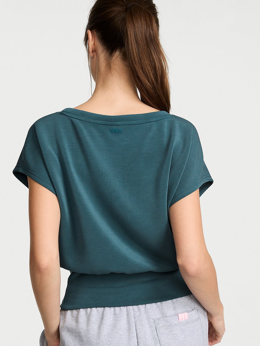 featherweight knit short sleeve top featherweight knit short sleeve top