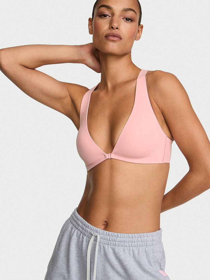 vsx elevate™ triangle plunge front close sports bra vsx elevate™ triangle plunge front close sports bra