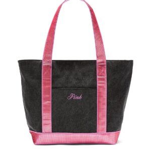 sequin canvas tote bag