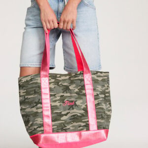 sequin canvas tote bag