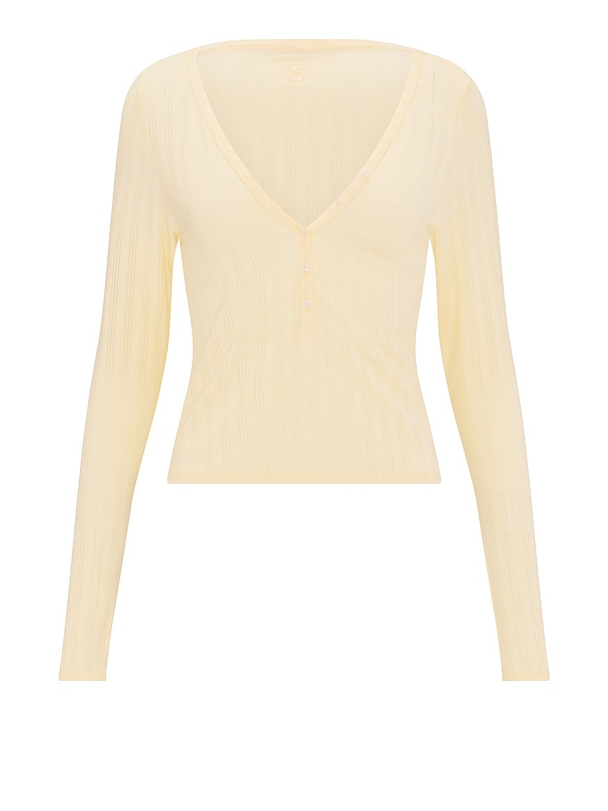 sosoft™ modal ultra fine long sleeve henley top sosoft™ modal ultra fine long sleeve henley top