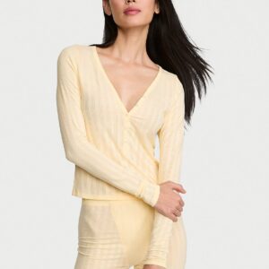 sosoft™ modal ultra fine long sleeve henley top