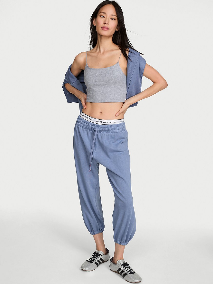 off duty terry crop jogger sweatpants off duty terry crop jogger sweatpants
