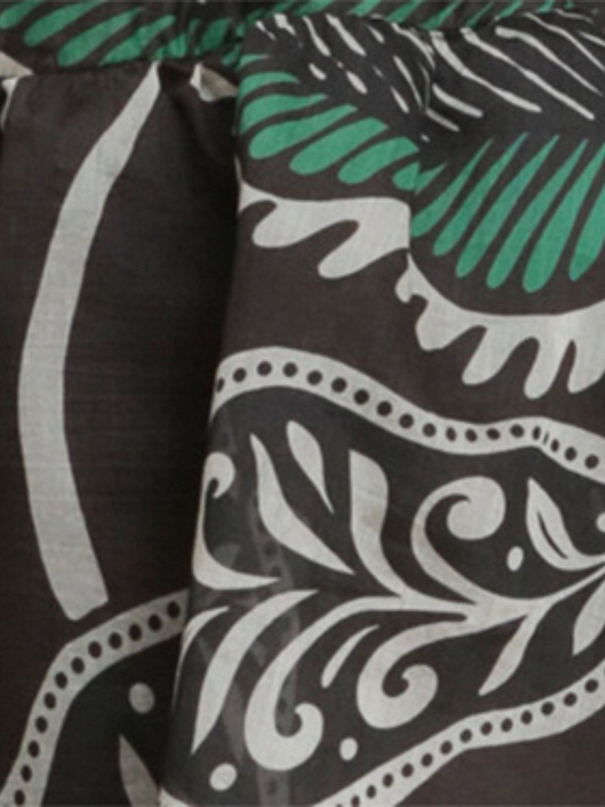 paisley square neck mini dress paisley square neck mini dress