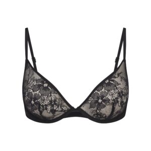 ultra fine lace unlined scoop bra